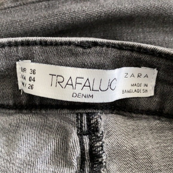 Zara TRF Gray Mid Rise Skinny Jeans - Picture 3 of 6